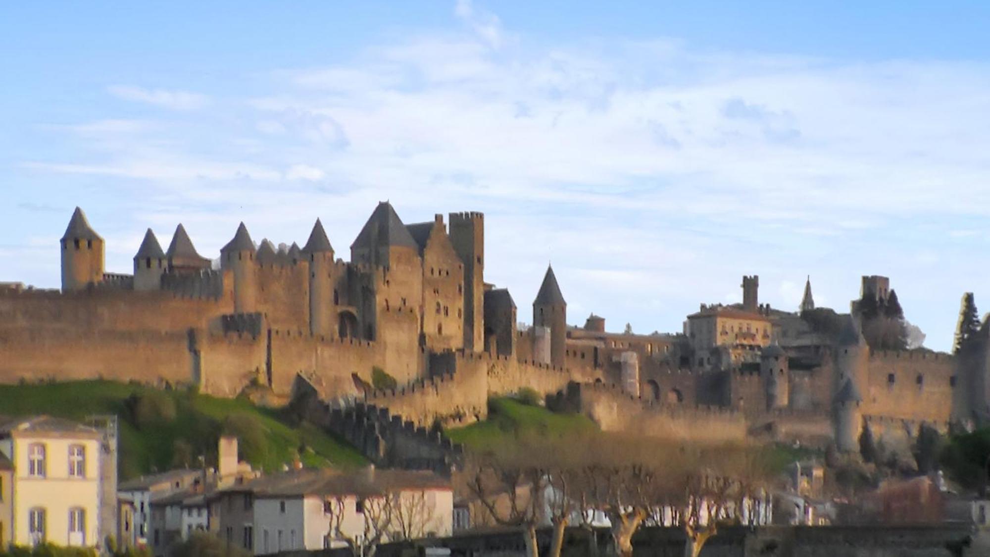 Appartement Charmant A Carcassonne Avec Terrasse Exterior foto